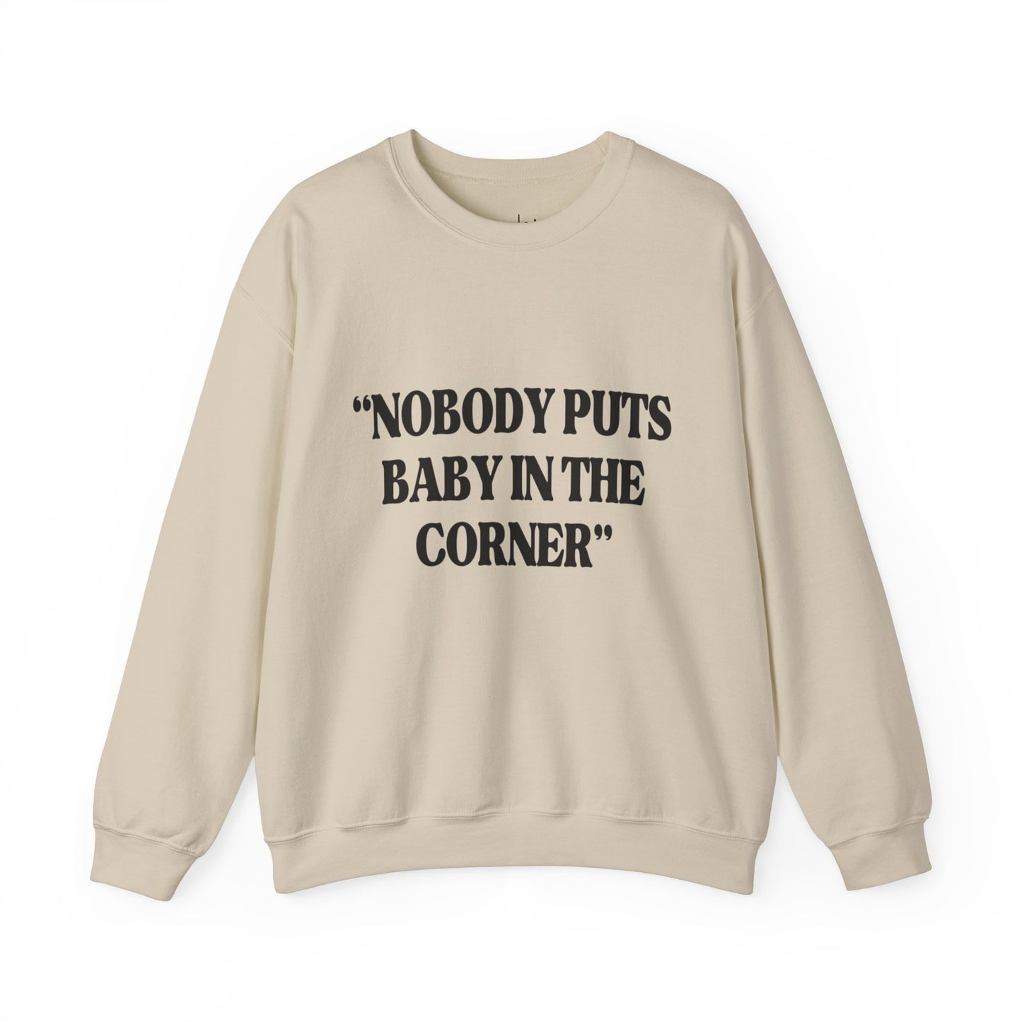 Nobody Puts Baby In The Corner Adult Sweatshirt