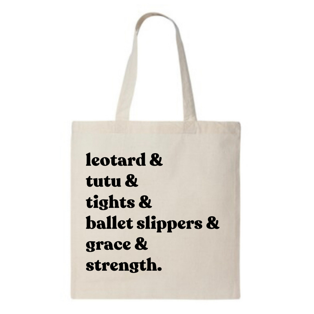 Dance Class Tote