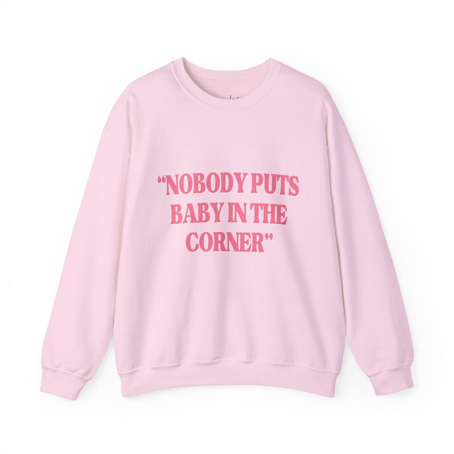Nobody Puts Baby In The Corner Adult Sweatshirt