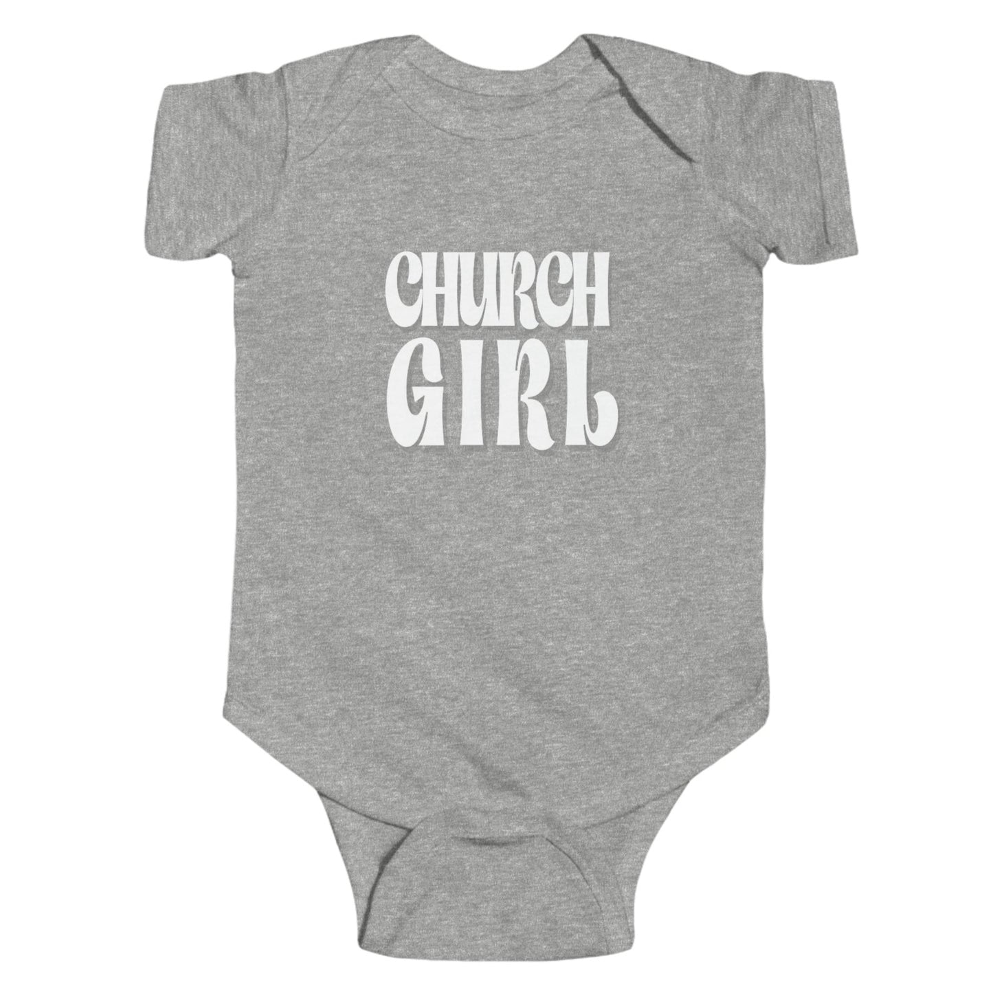 church christian girl onesie