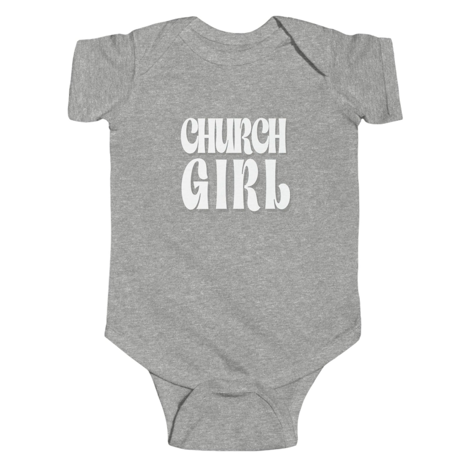 church christian girl onesie