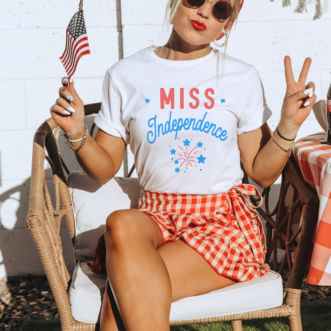 Miss Independence Adult Tee