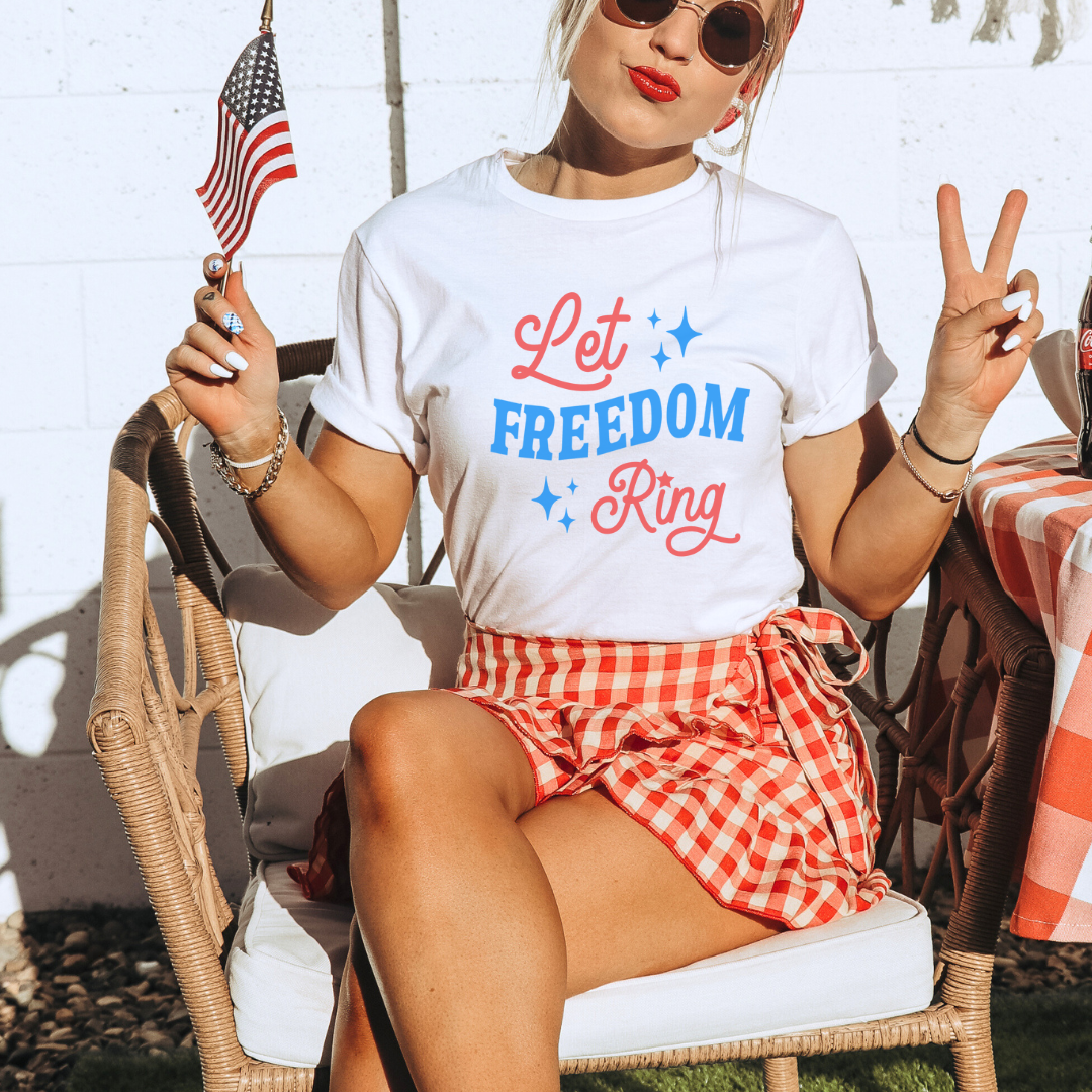 Let Freedom Ring Adult Tee