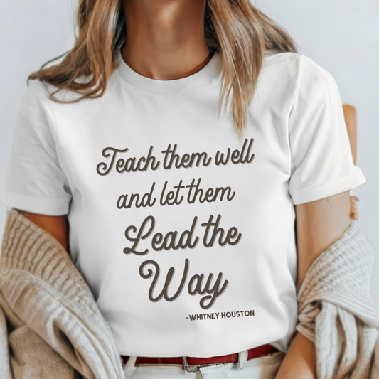 Let Them Lead The Way Adult Tee