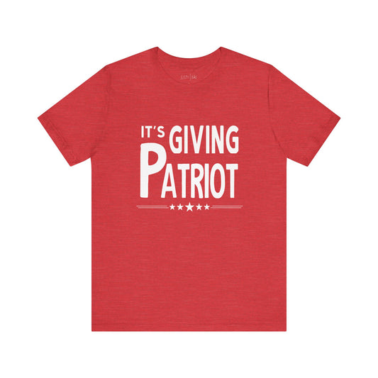 It's Giving Patriot Adult Tee