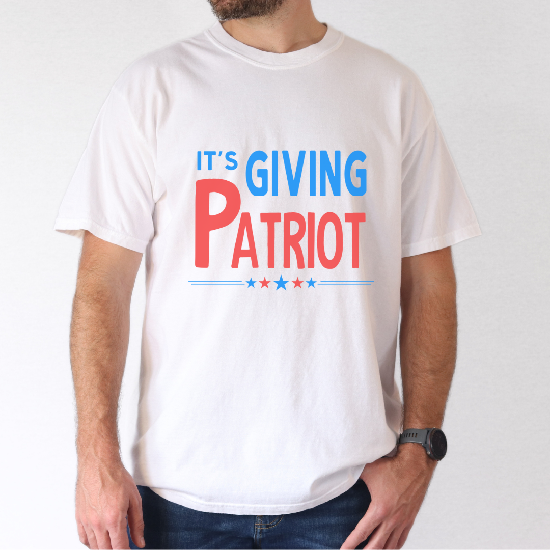 It's Giving Patriot Adult Tee