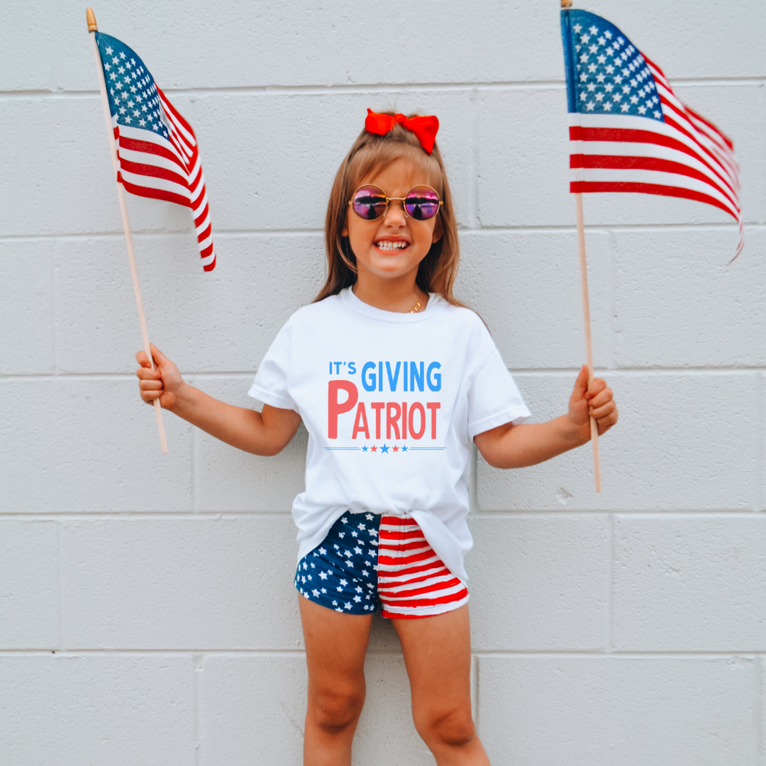 It's Giving Patriot Toddler Tee