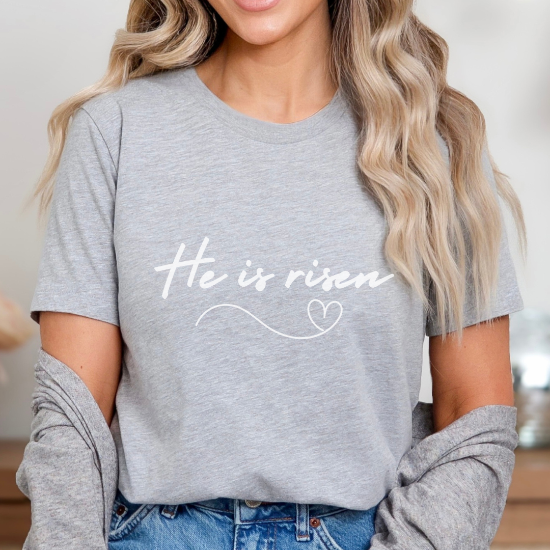 He Is Risen Adult Tee
