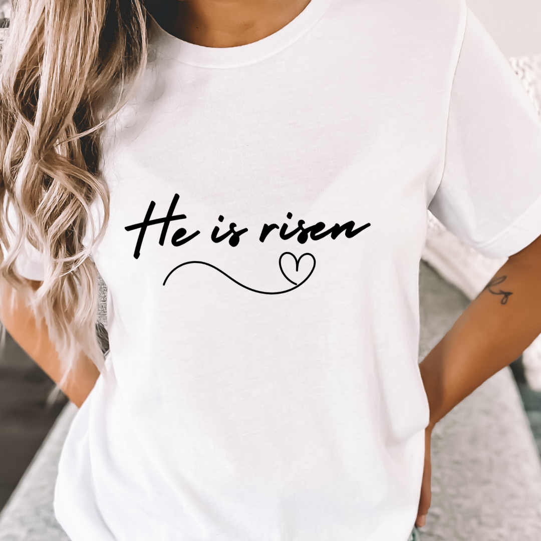 He Is Risen Adult Tee