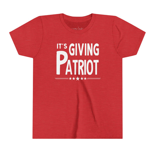 It's Giving Patriot Youth Tee