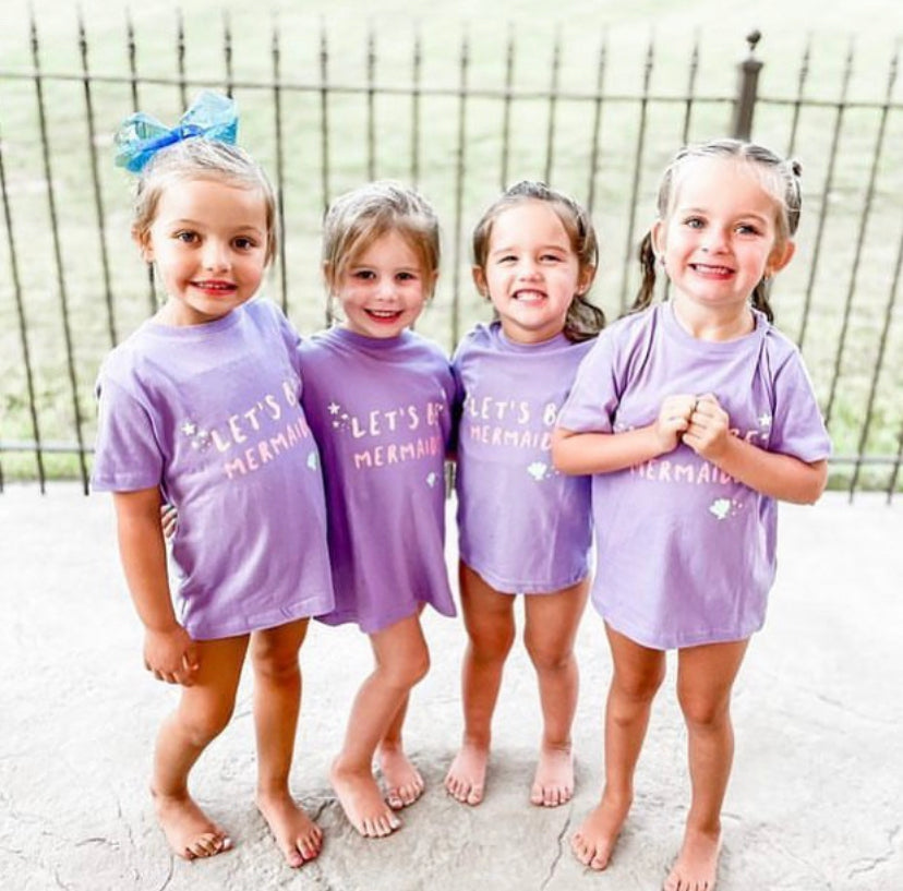 Let's Be Mermaids Youth Tee