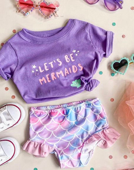 Let's Be Mermaids Youth Tee