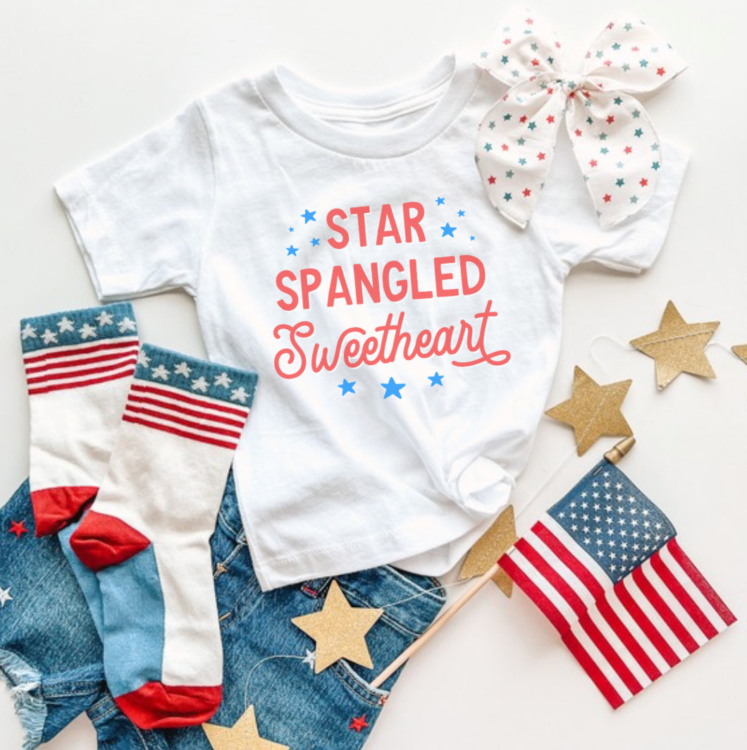 Star Spangled Sweetheart Toddler Tee