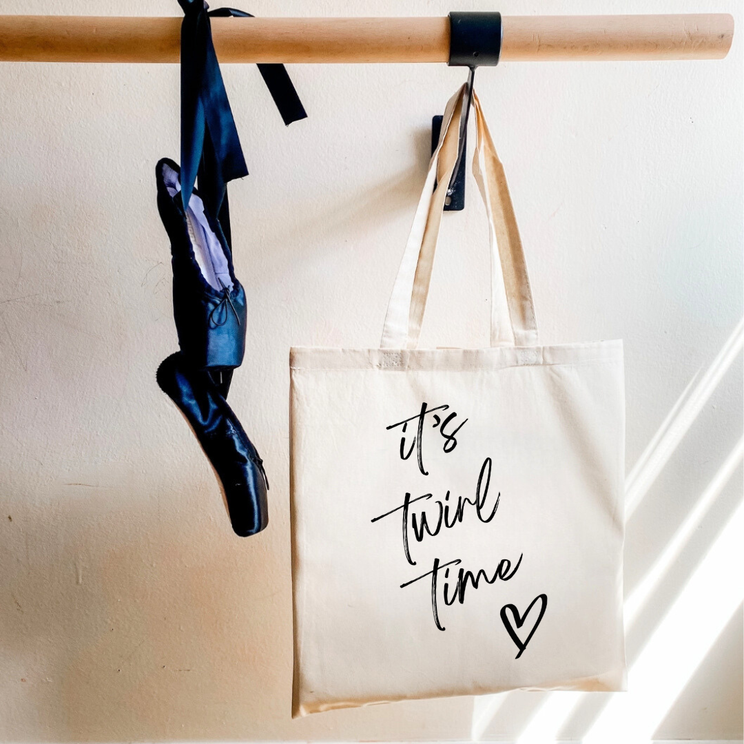 Twirl Time Tote Bag