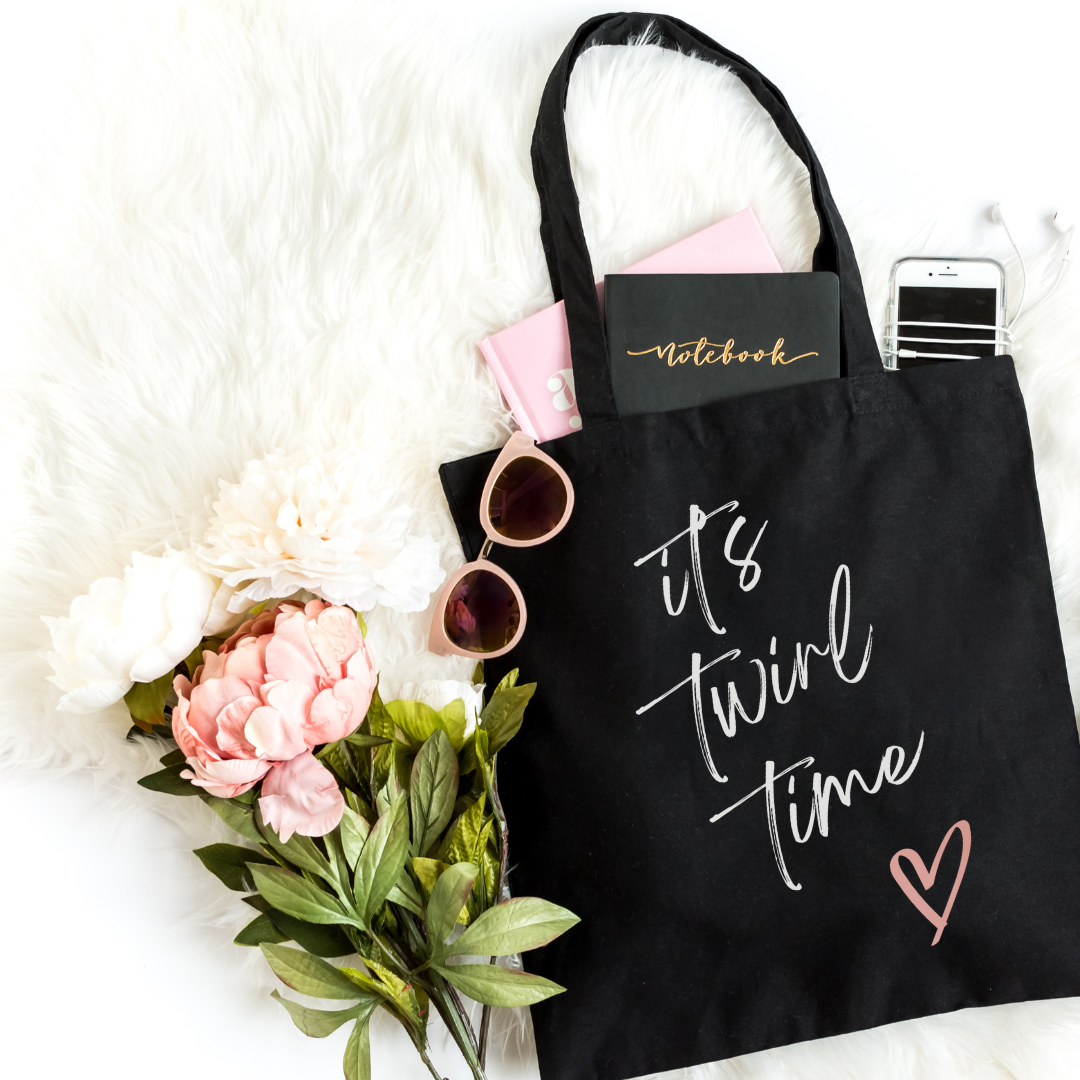 Twirl Time Tote Bag