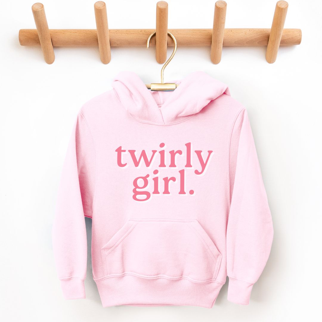 Twirly Girl (In Front) Youth Hoodie
