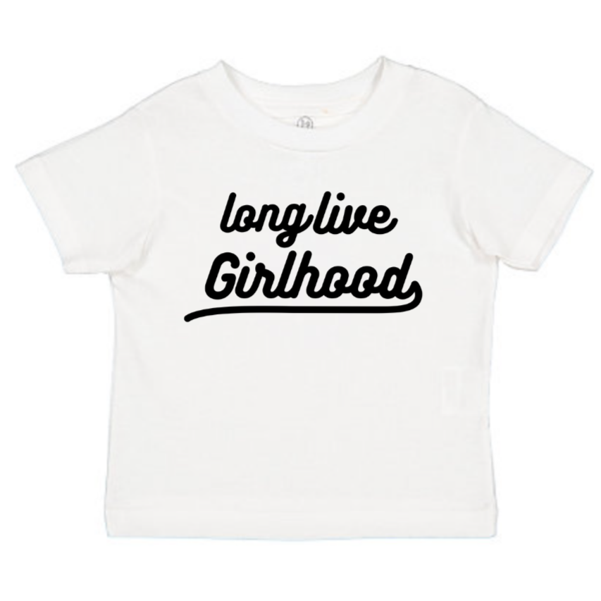 girlhood tee baby kids toddler style trendy