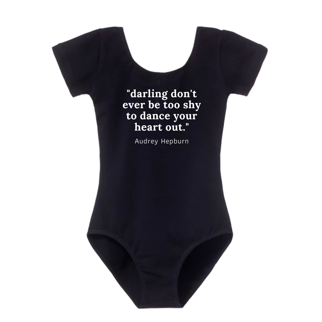 Ballet Bae Leotard for Baby Toddler ages 4-7 girl Ivory Dance Collection short sleeves bodysuit/Leotard Dance Outfit Trendy Stylish Comfortable Washable Stretchy Kids Glamour Girl Boutique Style Unique Clothing; Ballet Bae Leotard for Baby Toddler ages 4-7 Girl Black/White Dance Collection Short Sleeves Bodysuit  