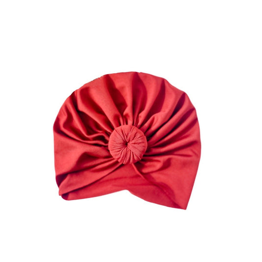 Milky Knots Turban - Wine