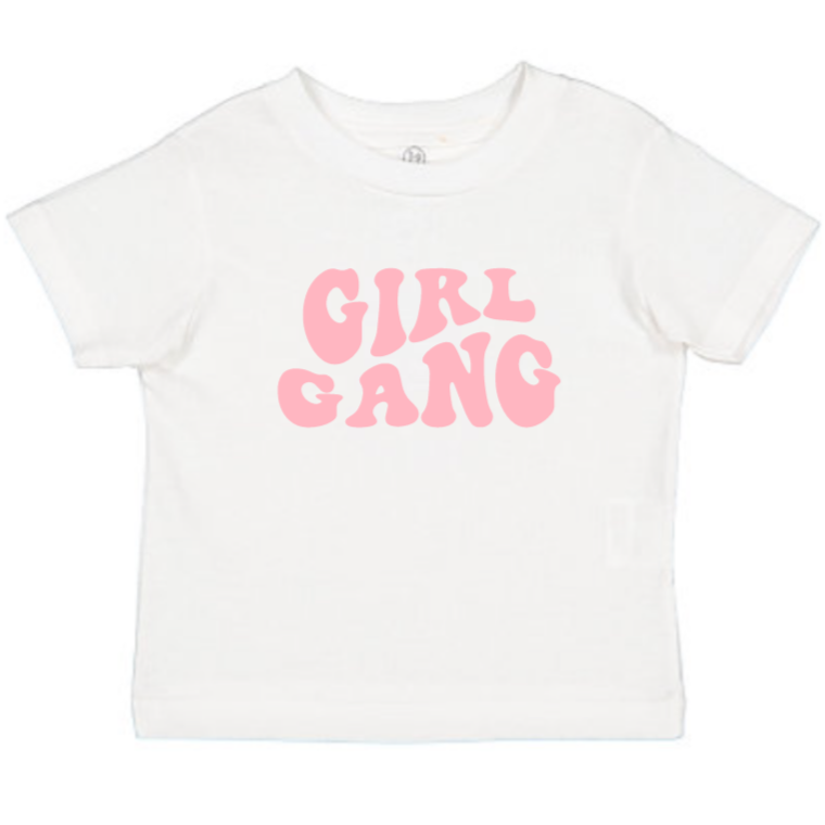 girl gang tee baby kids toddler shirt