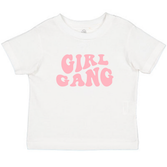 girl gang tee baby kids toddler shirt