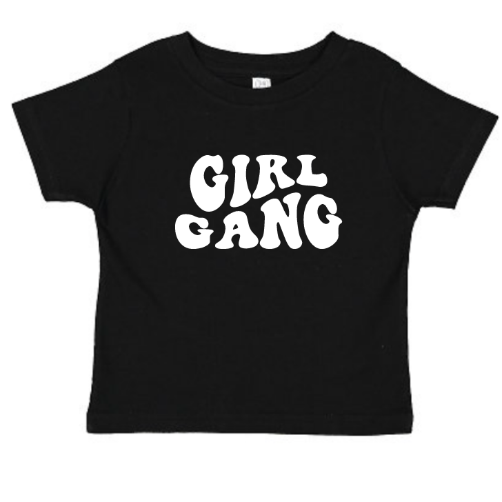 girl gang tee baby kids toddler shirt