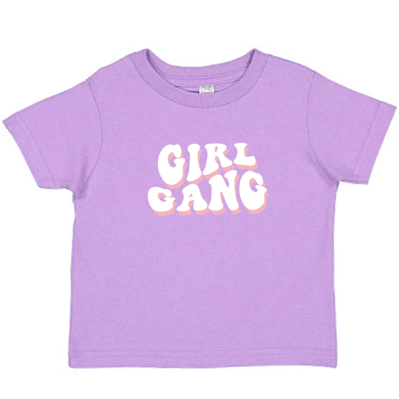 girl gang tee baby kids toddler shirt