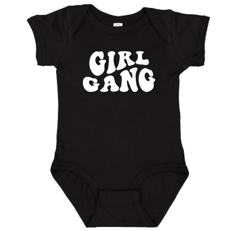 girl gang tee baby kids toddler shirt