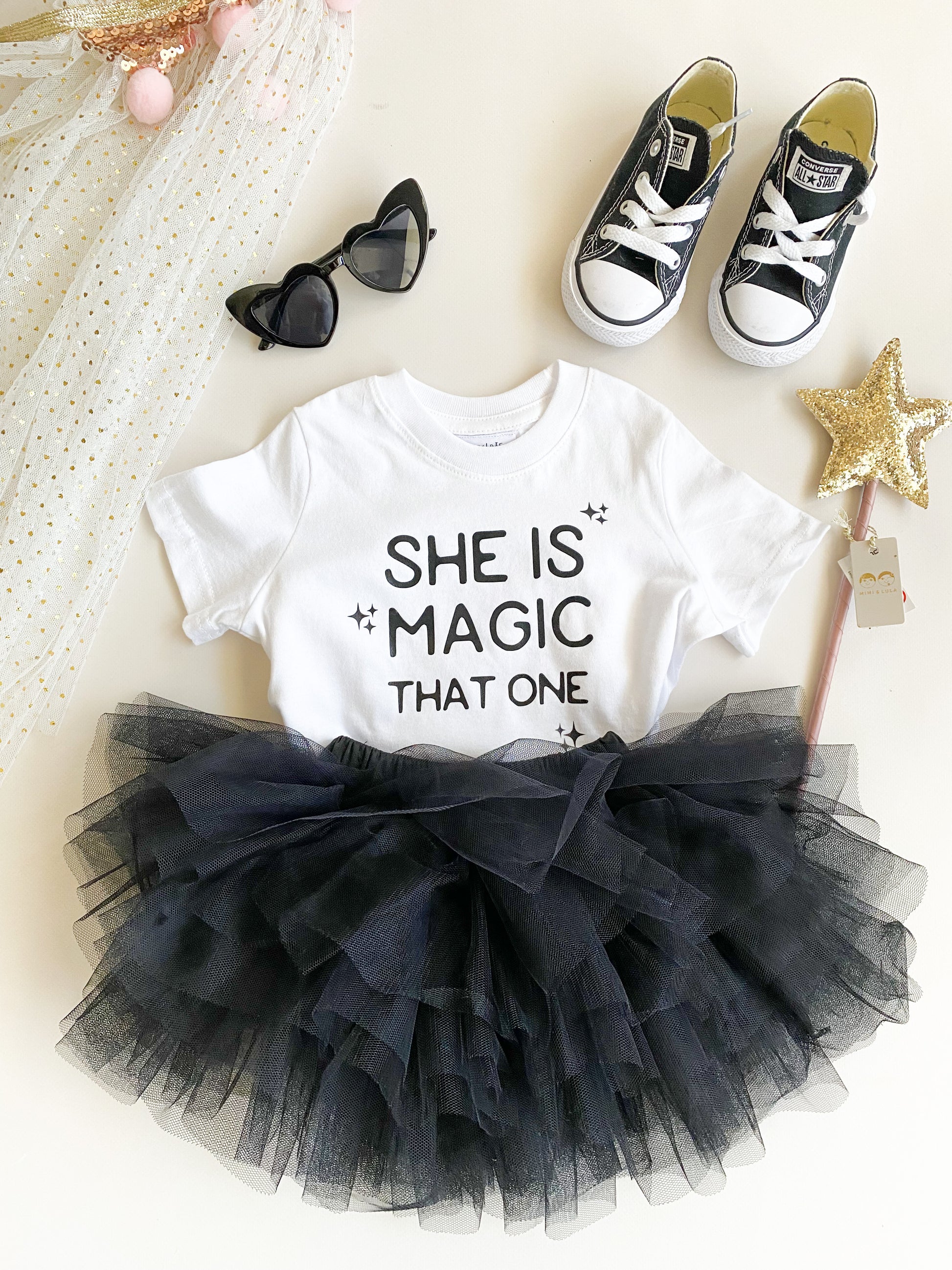 MAGIC TEE KIDS WHITE SHIRT