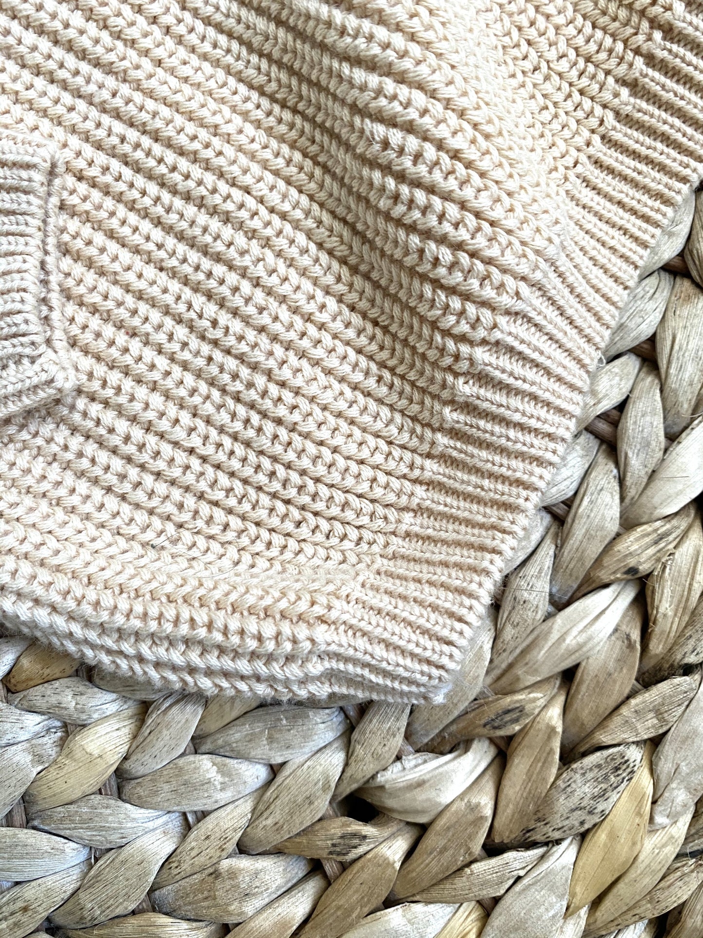 beige kids ribbed sweater for baby and toddler girls
