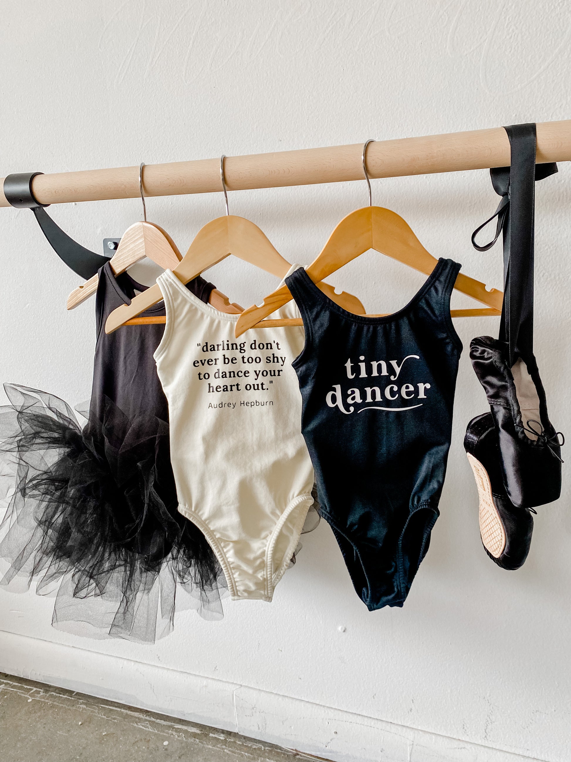 Baby Toddler ages 4-7 girl Cream/Black Dance Collection short sleeves bodysuit Leotard Dance Outfit Trendy Stylish Comfortable Washable Stretchy Kids Glamour Girl Boutique Style Unique Clothing; "Darling Don't Ever be to shy to Dance Your Heart Out" Ballet Bodysuit/Leotard for Baby Toddler ages 4-7 Girl Cream/Black Dance Collection Sleeveless Bodysuit Audrey Hepburn
