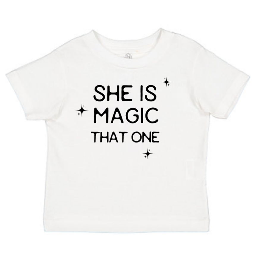 MAGIC TEE KIDS WHITE SHIRT
