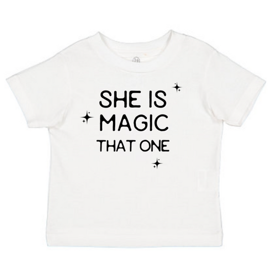 MAGIC TEE KIDS WHITE SHIRT