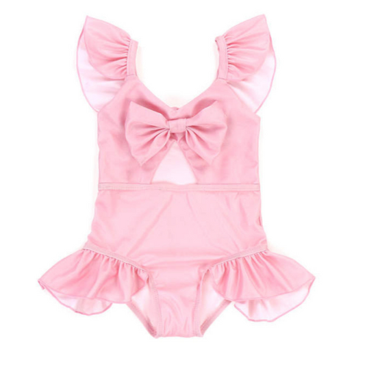 kids pink swimsuit